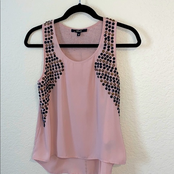 Jeweled Racerback Tank Top - Picture 4 of 5